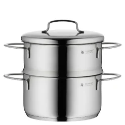 Mini dampkoker med lokk 1,5L 16 cm