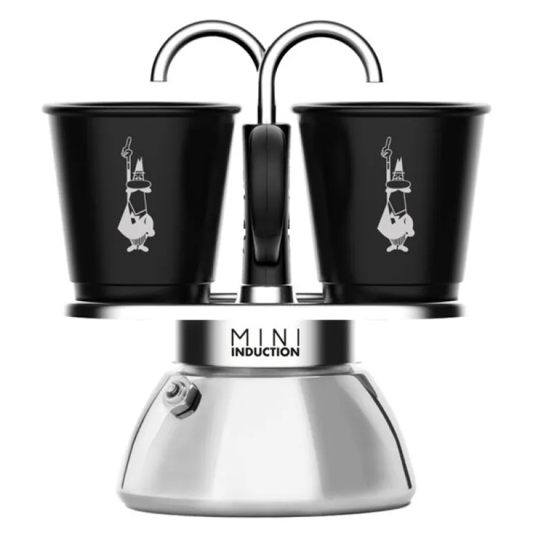 Mini Express espressokanne 2 kopper 100 ml stål