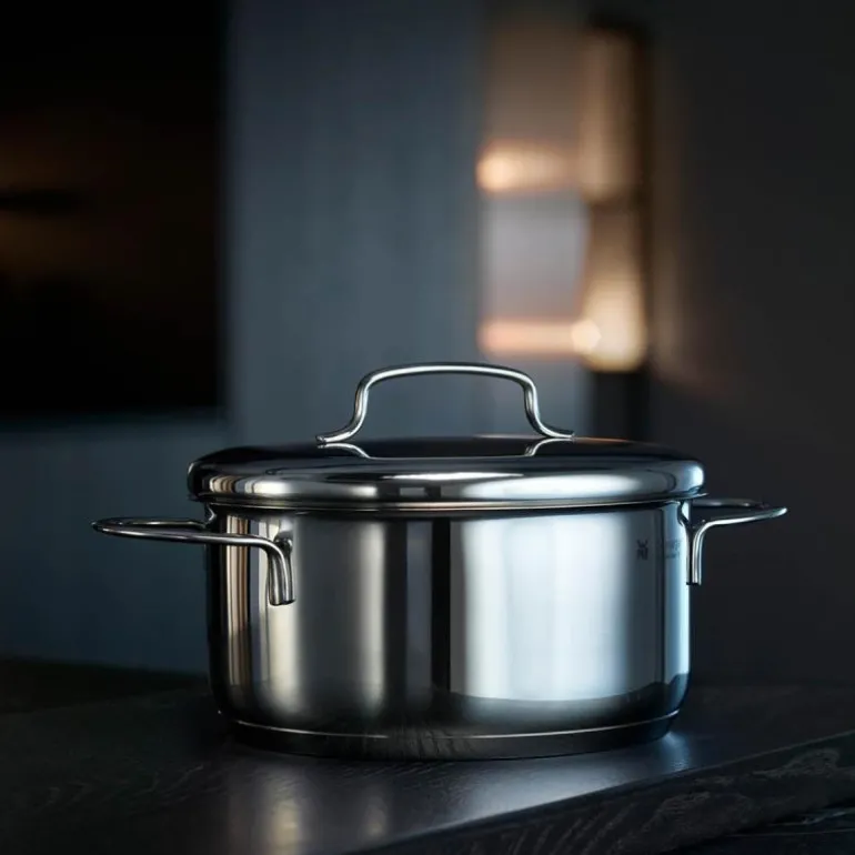 Mini lav kasserolle med lokk 16 cm