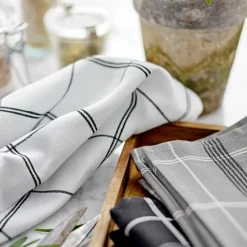 Minimal kjøkkenhåndkle 50x70 cm hvit