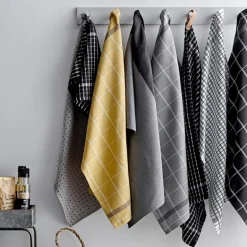 Minimal kjøkkenhåndkle 50x70 cm hvit