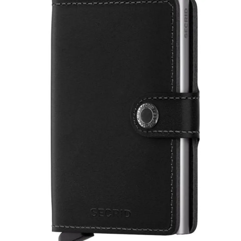 Miniwallet lommebok m/kortholder original svart