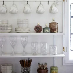 Miya krukke 10,5 cm grønn/lys gull