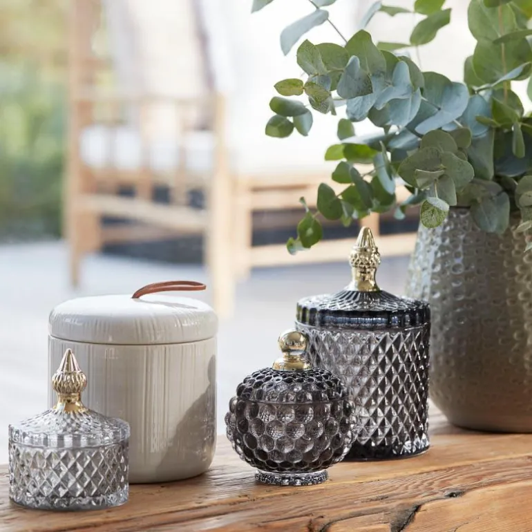 Miya krukke 11 cm mørkegrå