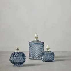 Miya krukke 11x10 cm blå