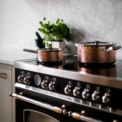 Mjölner 2 grytesett 3 deler kobber