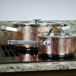 MJÖLNER.1 Vera, Miranda, Modell Y grytesett 3 deler kobber