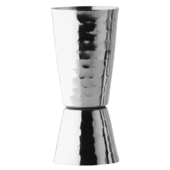 Målesett 30/60 ml hamret rustfritt stål