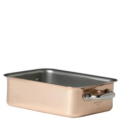 M'minis langpanne 14x10x4,7 cm kobber/stål