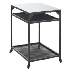 Modulbord til pizzaovn 80x60x90 cm svart