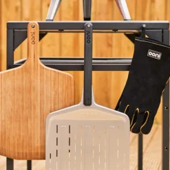 Modulbord til pizzaovn 80x60x90 cm svart