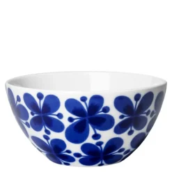 Mon Amie liten skål 10 cm blå/hvit