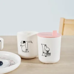 Moomin ABC drikke lokk til krus salmon