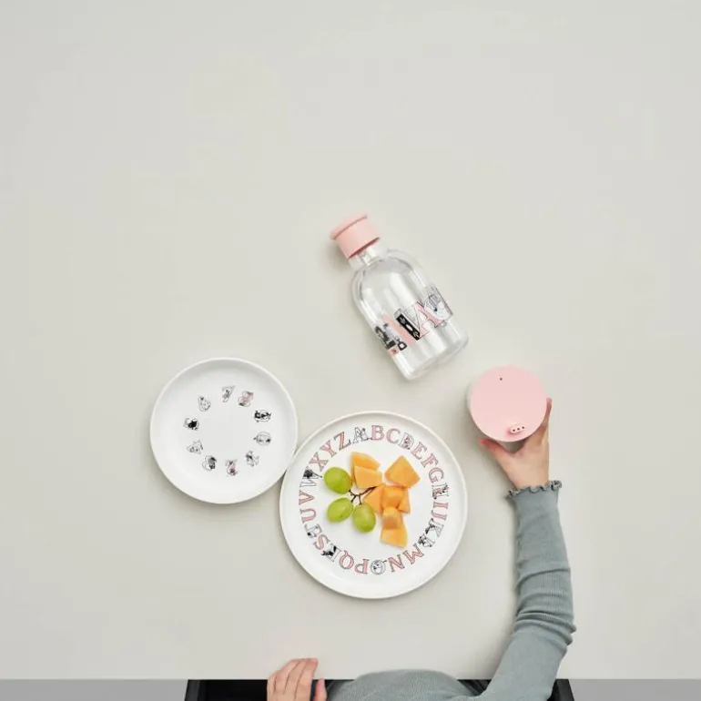 Moomin ABC dyp tallerken 15 cm salmon