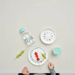 Moomin ABC dyp tallerken 15 cm turqouise