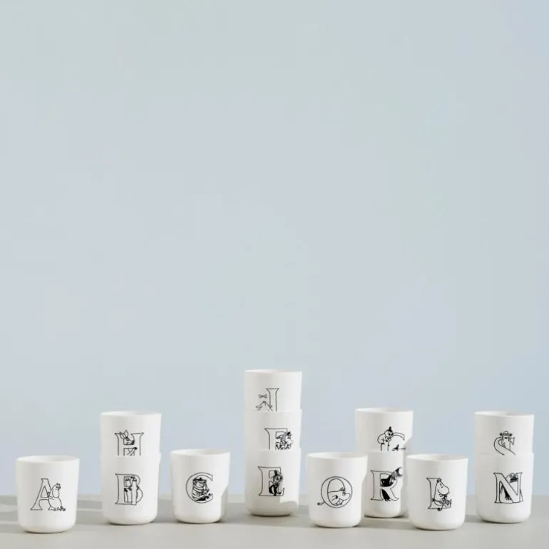 Moomin ABC krus S 20 cl hvit