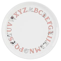 Moomin ABC tallerken 20 cm salmon