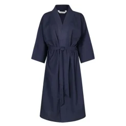 Morgenkåpe waffle onesize blå