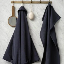 Morgenkåpe waffle onesize blå