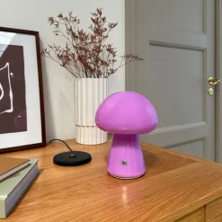 Morkel portable sopplampe 21 cm lilla