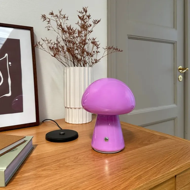 Morkel portable sopplampe 21 cm lilla