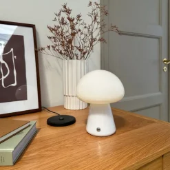 Morkel portable sopplampe 21 cm hvit