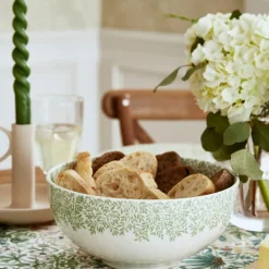 Morris & Co serveringsskål Standen 23 cm grønn