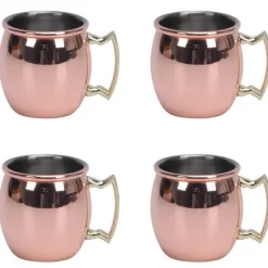 Moscow Mule shotglass 60 ml 4 stk kobber