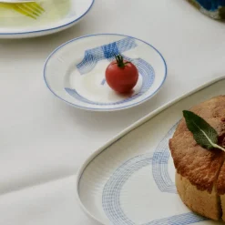 Motif lite fat 3 stk blå/hvit