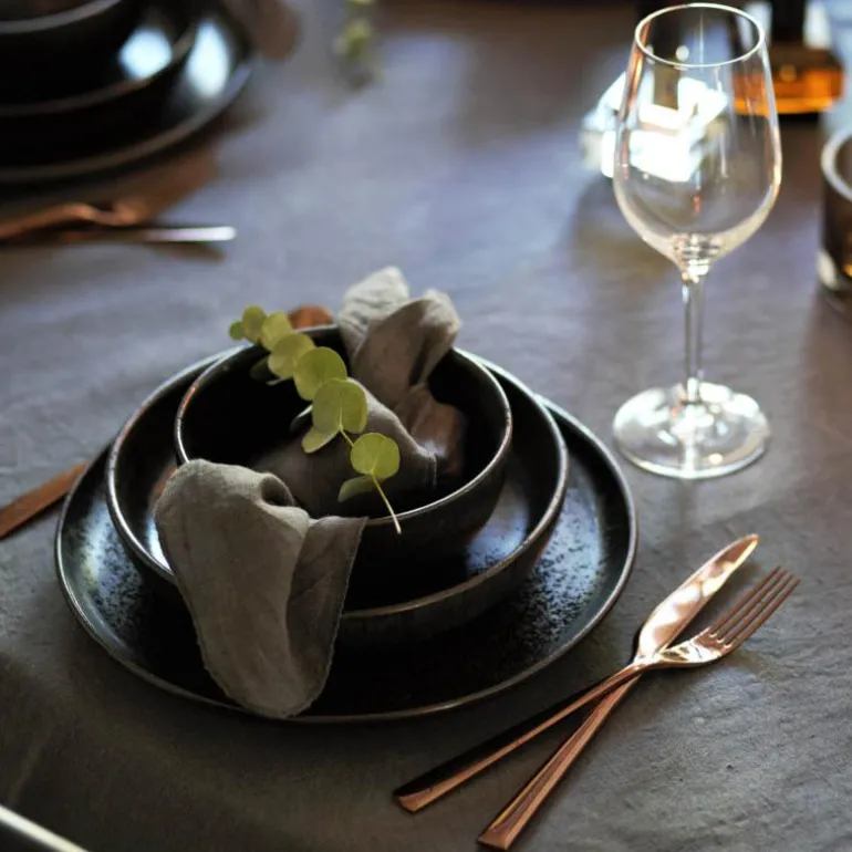 Mörke tallerken 27 cm