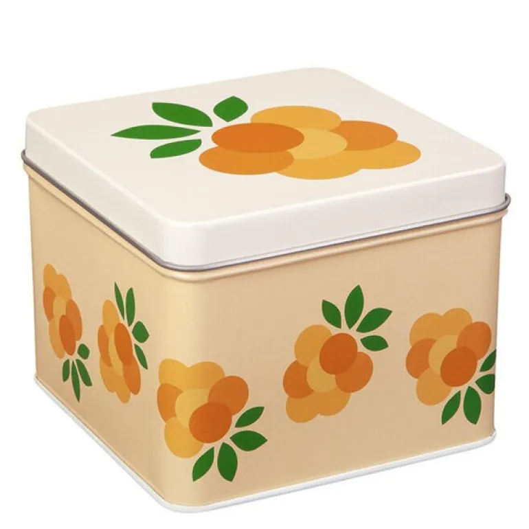 Multe matboks 8x10 cm gul