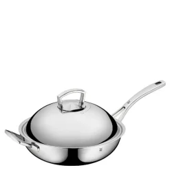 Multiply wokpanne med metallokk 32 cm