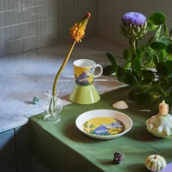 Mummi asjett 19 cm Hemulen gul