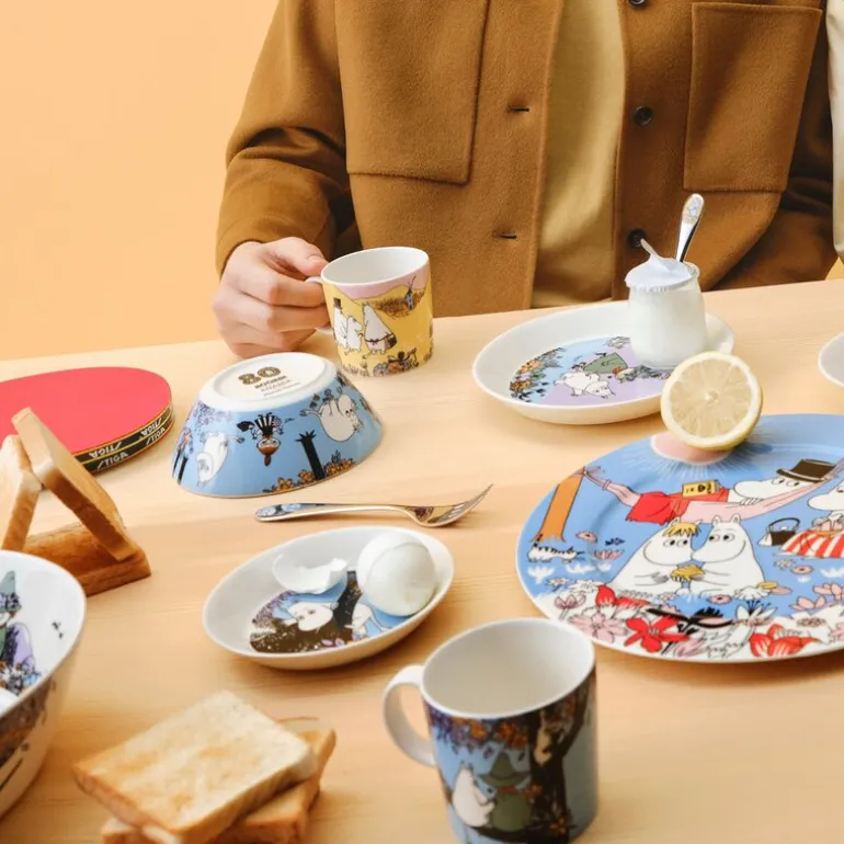 Mummi asjett 15 cm Venner for alltid 80 år