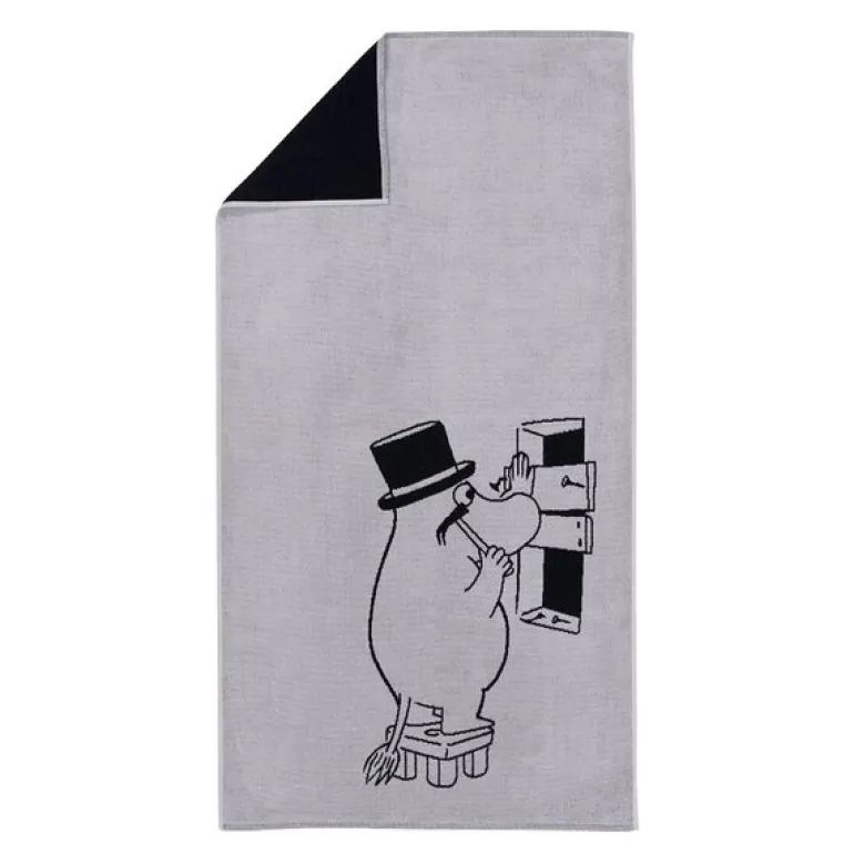 Mummi badehåndkle 70x140 cm Mummipappa grå