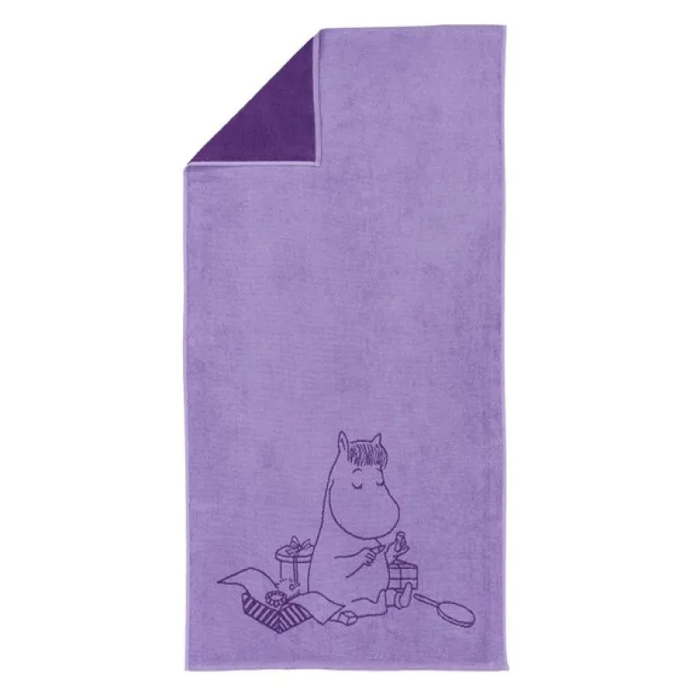 Mummi badehåndkle 70x140 cm Snorkfrøken lilla