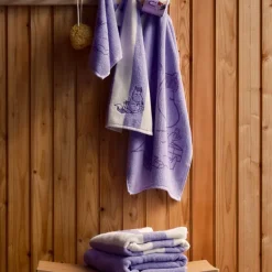 Mummi badehåndkle 70x140 cm Snorkfrøken lilla