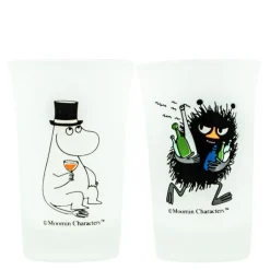 Mummi drammeglass 5 cl 2 stk mummipappa/stinky