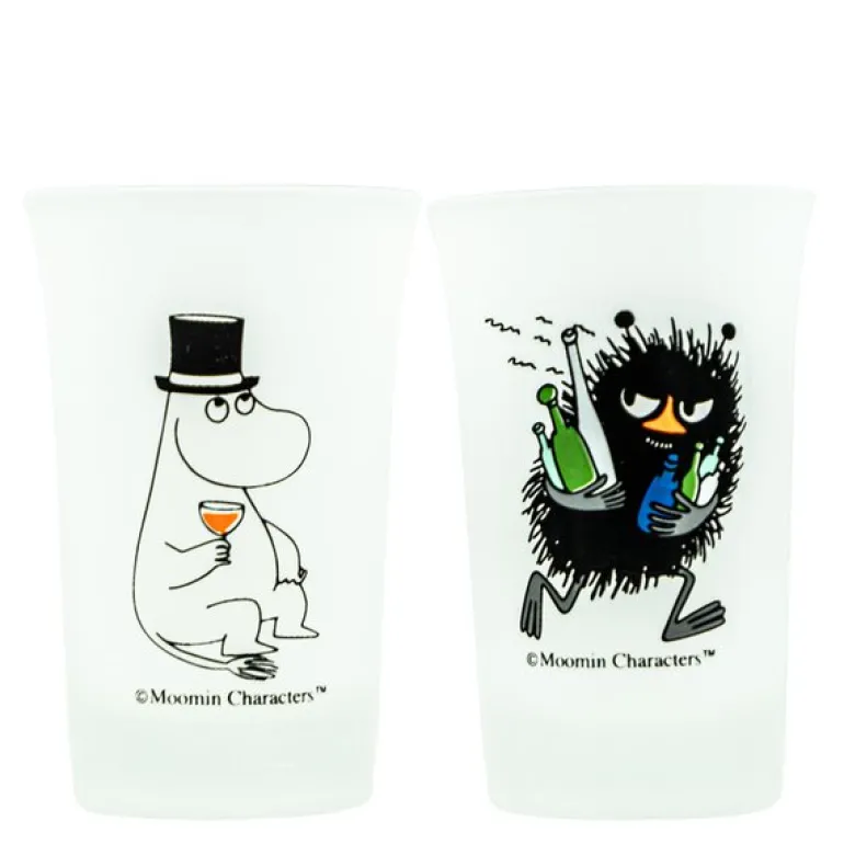 Mummi drammeglass 5 cl 2 stk mummipappa/stinky