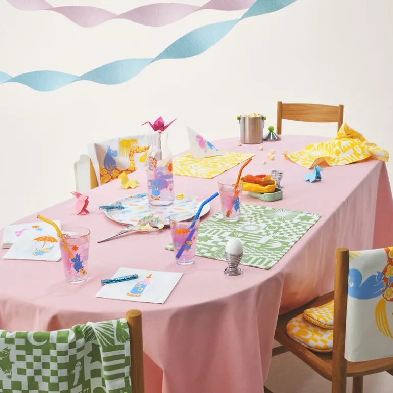 Mummi Fest bordbrikke 31x46 cm gul