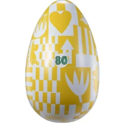 Mummi Fest påskeegg 22 cm gul