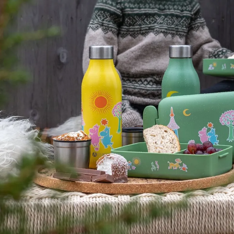 Mummi Fest termoflaske 0,5L gul/multi