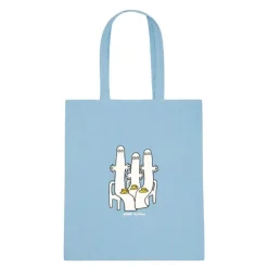 Mummi handlenett 38,5x42 cm Hattifnattene lyseblått