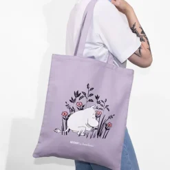 Mummi handlenett 38,5x42 cm Mummitrollet lilla