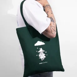 Mummi handlenett 38,5x42 cm Snusmumrikken grønn