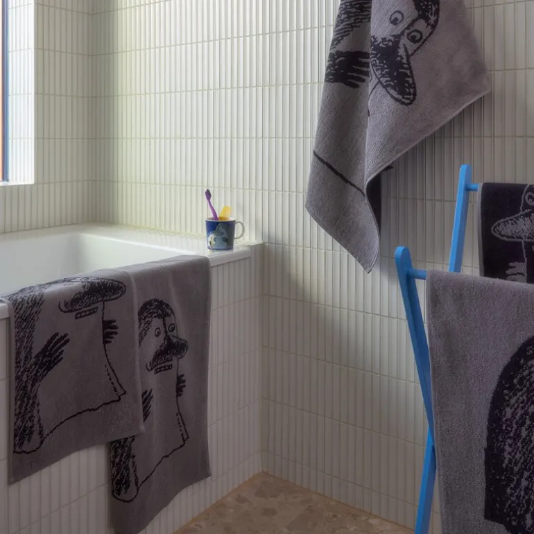 Mummi håndkle 50x70 cm Hufsa grå