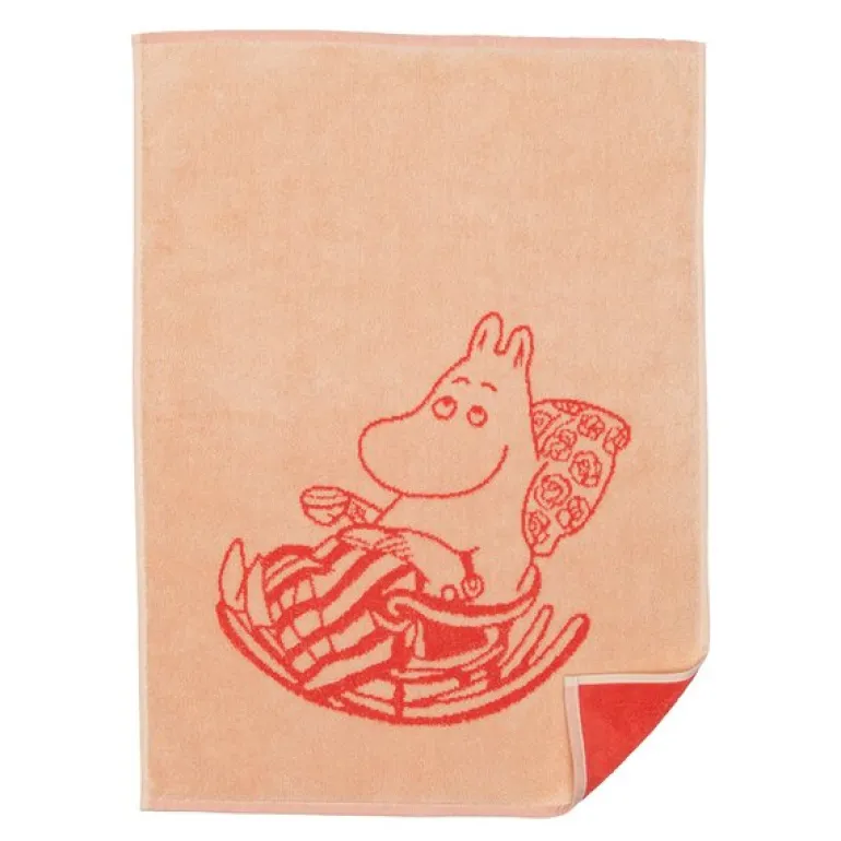 Mummi håndkle 50x70 cm Mummimamma fersken