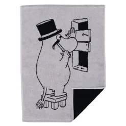 Mummi håndkle 50x70 cm Mummipappa grå