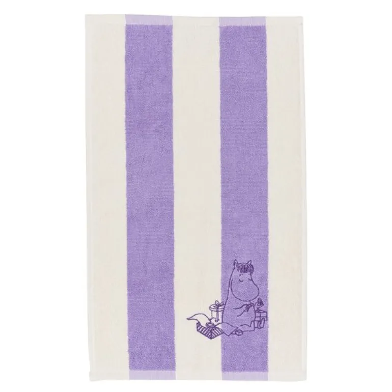 Mummi håndkle 30x50 cm Snorkfrøken lilla