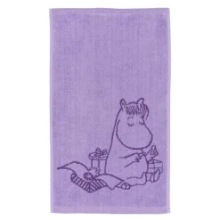 Mummi håndkle 30x50 cm Snorkfrøken lilla